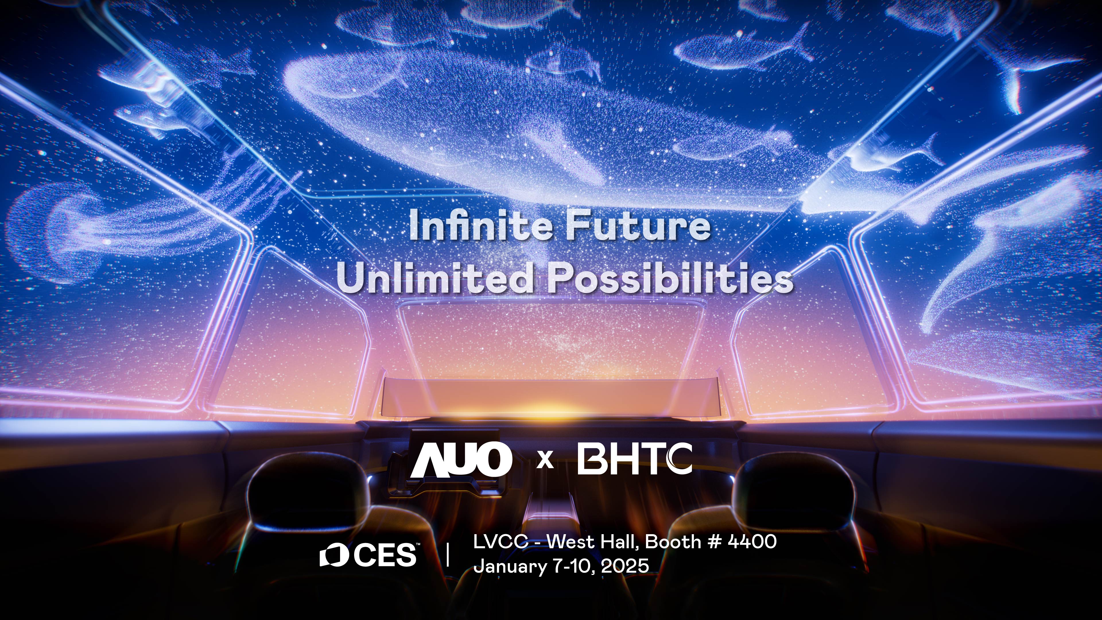 8868体育以Infinite Future, Unlimited Possibilies为主题，联合BHTC于CES 2025扩大规模展出